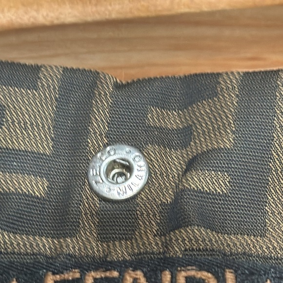 Fendi zucca folding tote shopper. Nylon and leather. 71156101992 - Picture 9 of 15